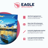 Thumbnail for Boot in Water - Schilderen op Nummer Pakket - 50x40cm