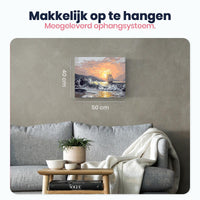 Thumbnail for Boot in Zee - Schilderen op Nummer Pakket - 50x40cm