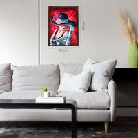 Thumbnail for Dame met Hoed - Diamond Painting - 40x30cm - Rond