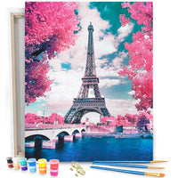 Thumbnail for Eiffeltoren in Parijs - Schilderen op Nummer Pakket - 50x40cm