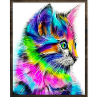 Thumbnail for Fantasie Kat - Diamond Painting - 50x40cm - Vierkant