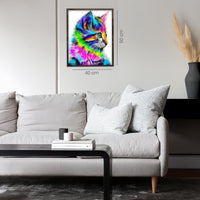 Thumbnail for Fantasie Kat - Diamond Painting - 50x40cm - Vierkant