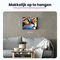 Thumbnail for Gekleurde Kat - Schilderen op Nummer Pakket - 50x40cm