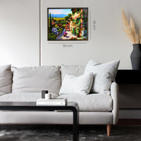 Thumbnail for Huis in Zuid-Frankrijk - Diamond Painting - 40x50cm - Vierkant