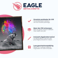 Thumbnail for Kleurrijke Olifant - Diamond Painting - 40x30cm - Rond