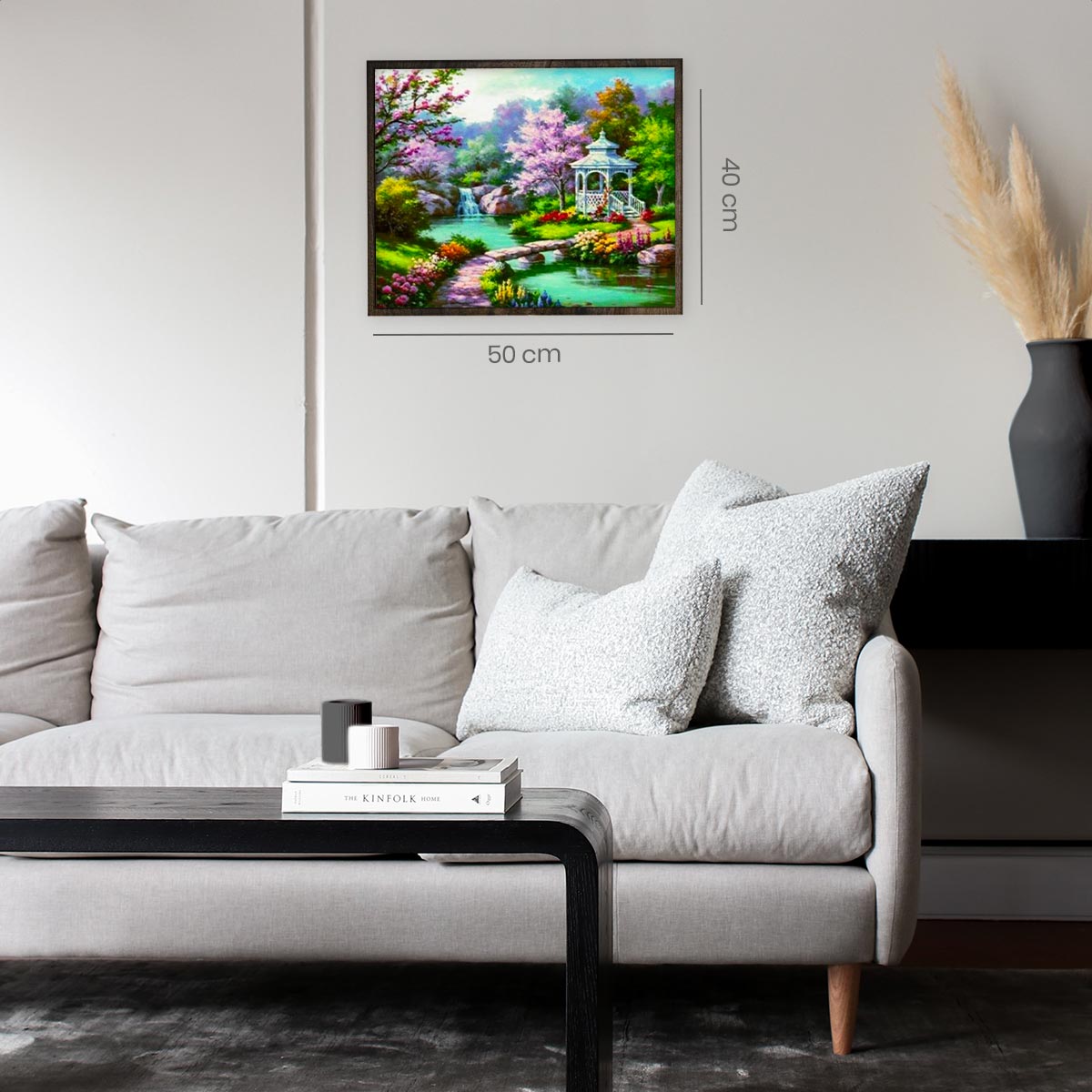Prachtig Park - Diamond Painting - 40x50cm - Rond