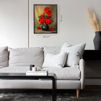 Thumbnail for Prachtige Bloemen - Diamond Painting - 50x40cm - Rond