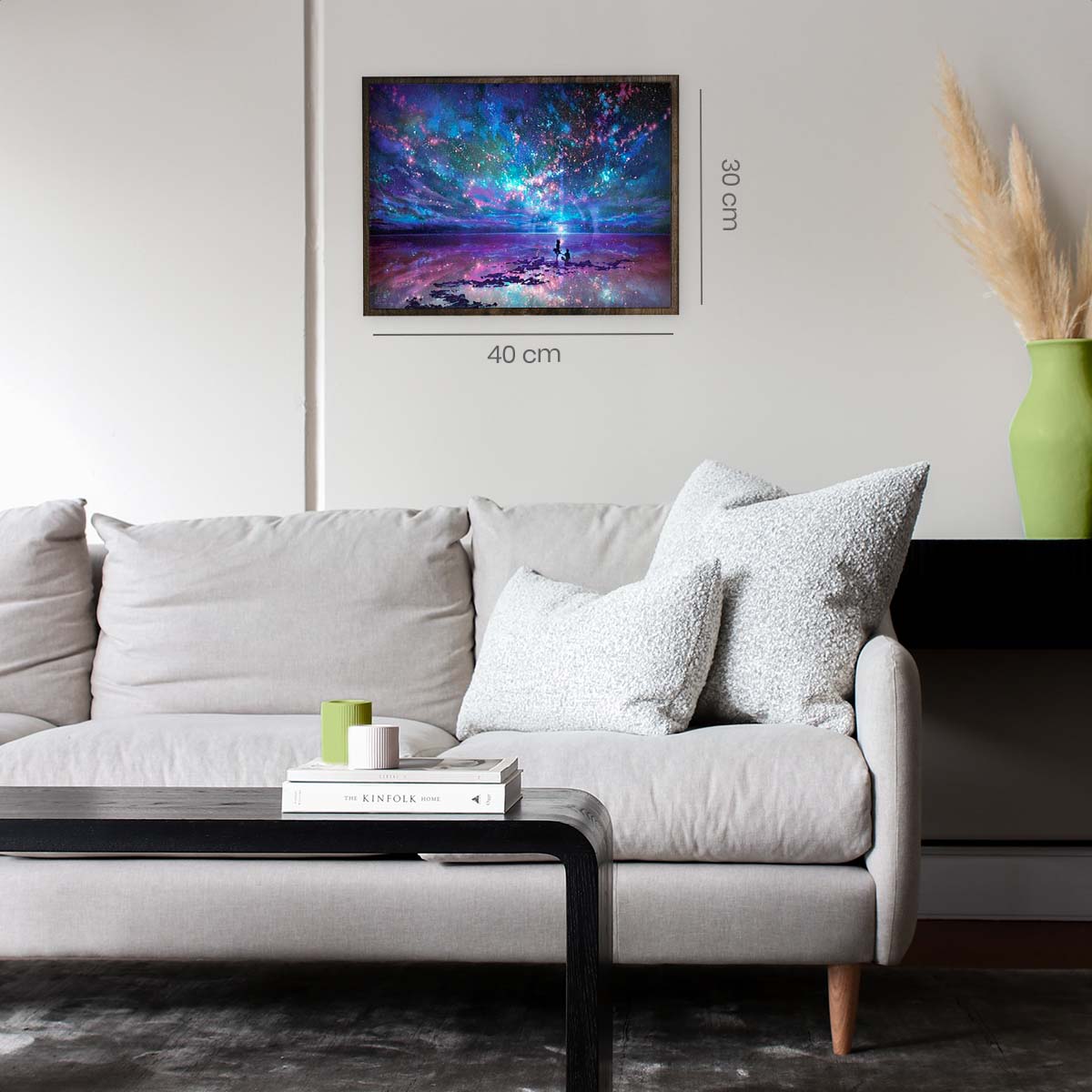 Sterrenhemel - Diamond Painting - 30x40cm - Rond