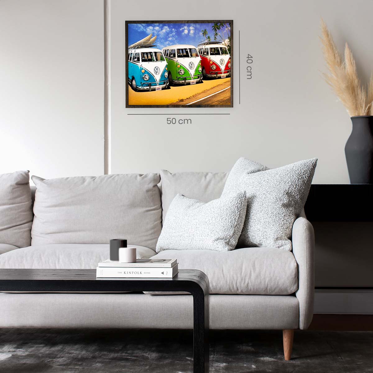 Volkswagen Bussen - Diamond Painting - 40x50cm - Rond