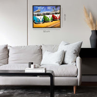 Thumbnail for Volkswagen Bussen - Diamond Painting - 40x50cm - Rond