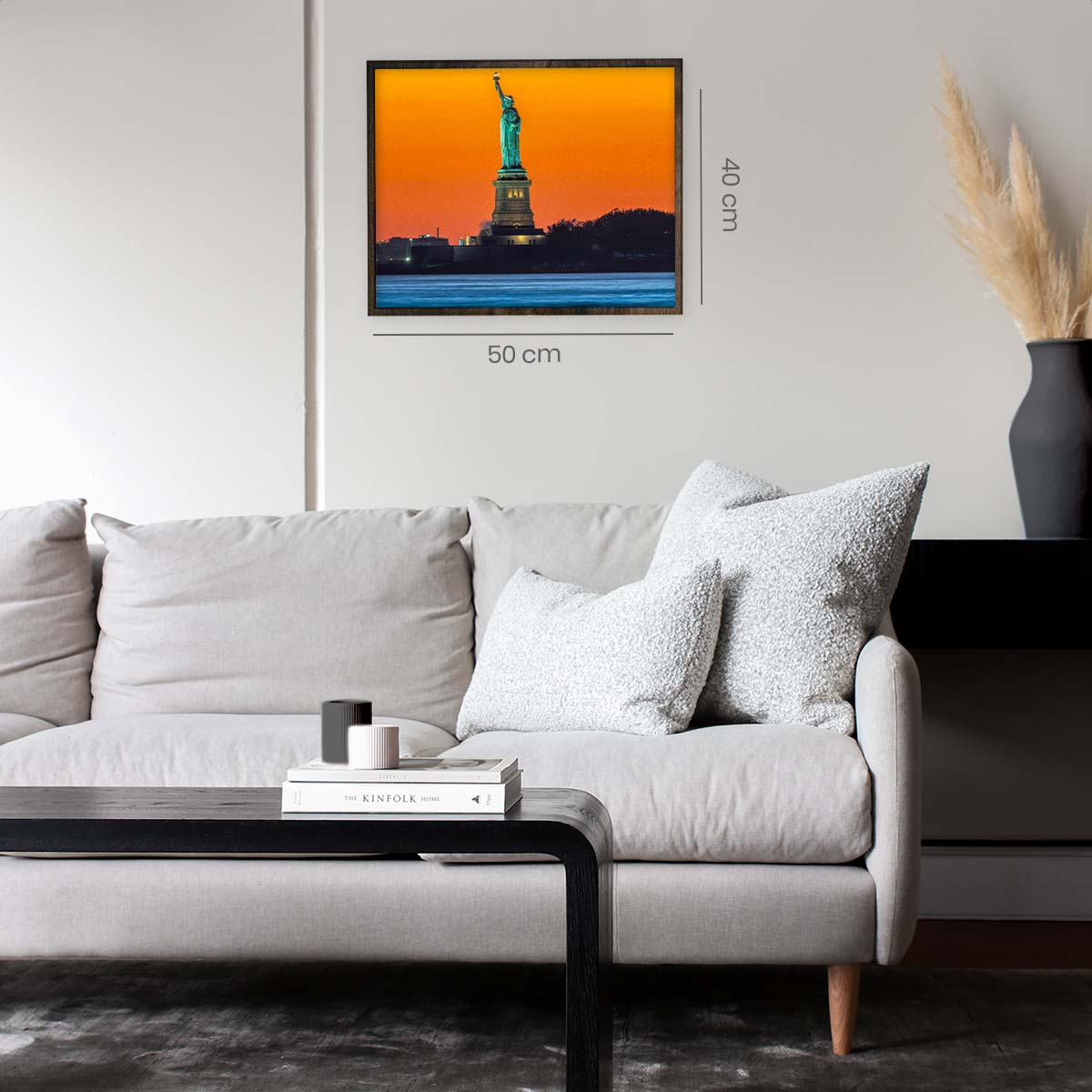 Vrijheidsbeeld New York - Diamond Painting - 40x50cm - Vierkant