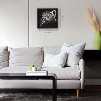 Thumbnail for Welp - Zwart-Wit - Diamond Painting - 30x30cm - Rond